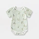 Bamboo Baby Bodysuit OEKO-TEX White Trim